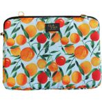 My Geppeto Bag My Geppeto Laptop Çantası Kaliteli Desenli Kumaş 36x26x3 Cm Sünger Destekli Koruma - Turuncu