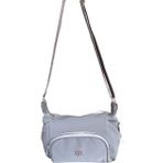 My Geppeto Bag Suni Deri Şık Kadın Çapraz Çanta -Omuz Çantası - Gri