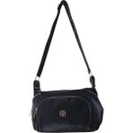 My Geppeto Bag Suni Deri Şık Kadın Çapraz Çanta -Omuz Çantası - Siyah