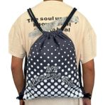 My Geppeto Bag Suya Dayanıklı Su Geçirmez Kaliteli Imperteks Kumaş Ipli Sırt Çantası 36X45 cm - 36 x 45 cm - Lacivert