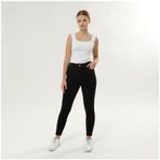 My Jeans Siyah Yüksek Bel Toparlayıcı Solmaz Kadın Kot Pantolon