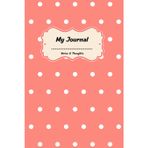 My Journal: Red Polka Dot Notebook: Lined 6x9 Pages with Date, 110 Pages for Writing and Notes