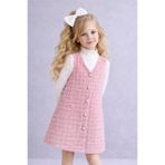 My Kids Wear Kız Çocuk Bayramlık Düğmeli Tüvit Yelekli 2’li Takım 12640