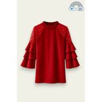 My Kids Wear Kız Çocuk Özel Günler İçin Kadife Çocuk Elbisesi 4-12 Yaş 12109