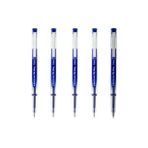My King İğne Uçlu Metal Klipsli Jel Tükenmez Kalem 0.5 Mm Mavi - 5 Adet