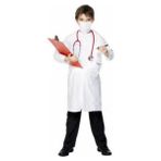 My Kostüm Çocuk Doktor Önlüğü Kız Erkek Uyumlu - 13 - 14 Yaş - Beyaz