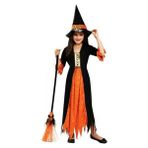 My Kostüm Halloween Turuncu Cadı Çocuk Kostümü - 11 - 12 Yaş