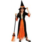 My Kostüm Halloween Turuncu Cadı Çocuk Kostümü - 5 - 6 Yaş