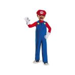 My Kostüm Mario Çocuk Kostümü - 9 - 10 Yaş - Kırmızı - Mavi
