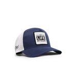 My Life My Rules Logolu Cordura Lacivert-Beyaz Trucker Şapka