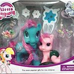 My Little Pegasus Pony Ve Bebeği Pırıltılı Saçlar - 6618A-4