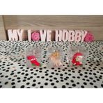 My Love Hobby 3'lü Yılbaşı Konseptli (4*4 Mika Kutu) Kokulu Jel Mum - 3 Adet