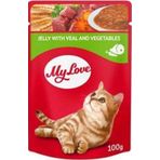 My Love Jöle Içinde Dana Etli ve Sebzeli Pouch 100 gr Kedi Maması