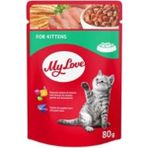 My Love Yavru Kediler İçin Pouch 24x80 gr Kedi Maması