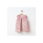 My Lusa baby wear Kız Çocuk Çizgili Peluş Yelek