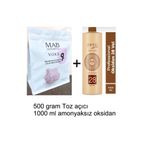 MY MAB SAÇ AÇICI TOZ 500 GR VE 28 VOL OKSİDAN 1.000 ML