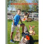 MY MAGICAL DAYS IN PHOTTARIA: Luxury Hardcover Kids Memory Journal and Scrapbook Full Color Pastel Activity Book for Drawing Photos and Pressed Leaves Cute Donkey Childhood Keepsake Diary