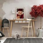 My Mob Betong Plus Soomin Çalışma Masası - Y: 74 cm D: 60 cm G: 120 cm - Meşe