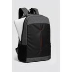 MY POLO Probag-S EVA Korumalı 15.6 İnç Laptop Sırt Çantası, Okul Çantası Orta Boy, Unisex, Su İtici Kumaş (Siyah)