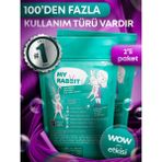 My Rabbit 2 Adet Çok Amaçlı Oksijenli Toz Leke Çıkarıcı ve Beyazlatıcı 2 x 800 gr - 1,6 kg