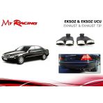 My Racing Mercedes W220 Egzoz Ucu Krom Çift Çıkış Komple Set S Serisi