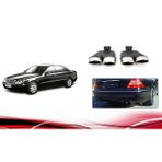 My Racing Mercedes W220 Egzoz Ucu Krom Çift Çıkış Komple Set S Serisi