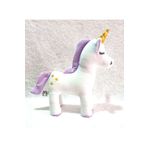 My Toys Peluş Unicorn Figürlü Yastık 33 Cm. (Lila)