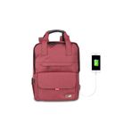 My Valice 1205 Bordo Smart Bag Usb Şarj Girişli Akıllı Sırt Çantası