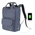 My Valice 1205 Lacivert Smart Bag Usb Şarj Girişli Akıllı Sırt Çantası