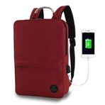 My Valice 1210 Bordo Smart Bag USB Şarj Girişli Akıllı Sırt Çantası