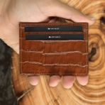 My Valice 1802 - Taba Deri Cüzdan ve Kartlık