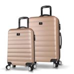My Valice Colors Abs 2'li Seti (Kabin ve Orta) Rose Gold Valiz