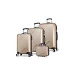 My Valice Diamond Abs 4'lü Gold Travel Valiz Seti