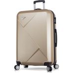 My Valice Diamond Gold Renk Büyük Boy Valiz 76 x 48 x 30 cm ABS Malzeme ile Hafif ve Dayanıklı