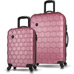 My Valice Honey Abs Rose Gold 2'li Kabin ve Büyük Valiz Seti