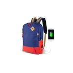 My Valice Smart Bag Freedom Usb Şarj Girişli Akıllı Laptop Sırt Çantası Lacivert-Kırmızı