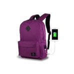 My Valice Smart Bag Specta Usb Şarj Girişli Akıllı Laptop Sırt Çantası Mürdüm