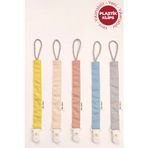 My Vera Hardal-Bej-Vizon-Indigo-Gri - Plastik Klipsli Emzik Askısı Seti - 5'li Emzik Zinciri Seti