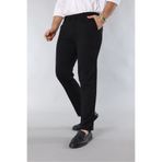 MY VİNTAGE Siyah Erkek Slim Fit Likralı Bilek Boy Italyan Kesim Kumaş Pantolon