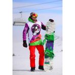 My World My Rules Snowsea Panda Snowboard ve Kayak Montu / Unisex Snowsea SS7640 - 13 - 14 Yaş - Beyaz