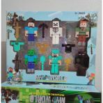 My World Oyuncak Minecraft Karakter Figür Seti 15 Parça Minecraft Oyuncak Figür