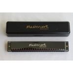 My Yonca - 24 Delikli C Mızıka Kutulu ve Temizleme Mendilli - 24 Hole C Key with Case, Diatonic Harmonica for Beginner, Adult, Kids, Professional, Students, Friends, Gifts