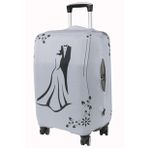(My#123 Bride 2) VALİZ İÇİN KILIF (Gri)