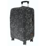 (My#133 Yıldız) VALİZ İÇİN KILIF (Siyah)