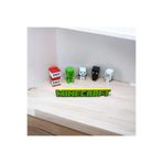 MYA DESİGN JEWERLY 3D MYA MineCraft 5'li Mini Figür Set 3 cm- MineCraft Logo 9 cm