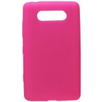 MyBat Asmyna NKN820CASKSO008 Nokia Lumia 820 için Yumuşak ve İnce Dayanıklı Koruyucu Kılıf - 1 Paket - Perakende Ambalaj - Canlı Pembe