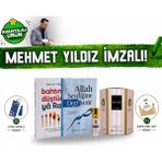 MYBEDESTEN Allah Sevdiğine Dert Verir Bahtına Düştüm Ya Rab Imzalı Kitap Seti Sultan Esans 6 ml - Seç - Beyaz