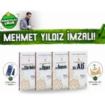 MYBEDESTEN Mehmet Yıldız Halife Hayatları 4 Kitap Set Imzalı Hz Ebu Bekir Hz Ömer Hz Osman Hz Ali Islam Tarihi - Seç - Beyaz