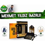 MYBEDESTEN Vesvesen Imzalı Kitap Kuran Tesbih Manevi Hediye Seti - Siyah