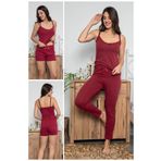 MyBen 75018 Bordo Kadın Pijama Takımı